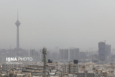  تداوم حضور ریزگردها در تهران