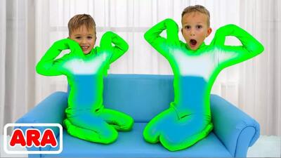  ولاد و نیکی طولانی-چالش لباس جادویی-کارتون ولاد ونیکی جدید-برنامه کودک ولاد