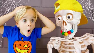  ولاد و نیکیتا~ولاد ونیکی و چالش جدید اسکلت~برنامه کودک ولادو نیکی~ولاد نیکی