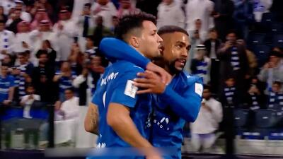  گل اول الهلال به الشرطه (مارکوس لئوناردو)
