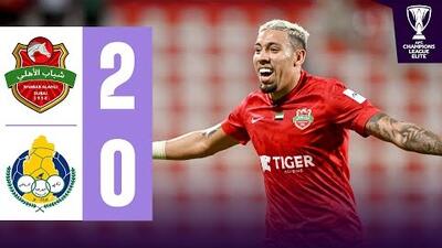  خلاصه بازی شباب الاهلی ۲-۰ الغرافه