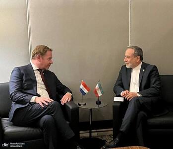  عراقچی با همتای هلندی خود دیدار کرد/ وزیر خارجه: همه دولت‌ها برای کمک به ارتقای حاکمیت قانون و پرهیز از همراهی یا بی‌تفاوتی نسبت به رفتارهای قانون‌شکنانه و قلدرمآبانه مسئولیت دارند