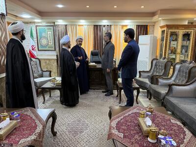  دیدار رئیس مؤسسه تنظیم و نشر آثار امام خمینی(س) با سرکنسول جمهوری اسلامی ایران در نجف اشرف + تصاویر