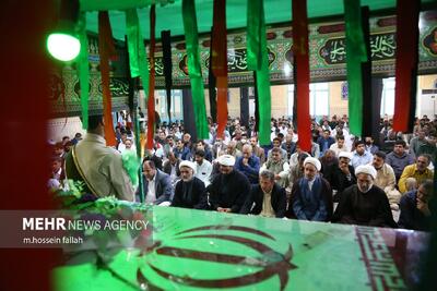  استقبال و تشییع پیکر شهید گمنام در ایرانشهر