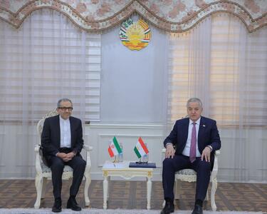  دیدار تخت روانچی با وزیر خارجه تاجیکستان
