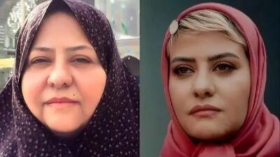  کشف حجاب رابعه اسکویی در ۵۸ سالگی / موهاشو تراشید !