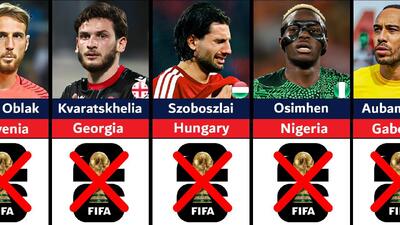  بازیکنان بزرگی که در جام جهانی 2026 غایب خواهند بود؛ با حضور کواراتسخلیا، سوبوسلای، اوبلاک و اوسیمن