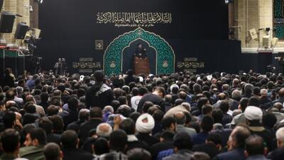  آخرین شب عزاداری شهادت حضرت زهرا (س) در حسینیه امام خمینی (ره)