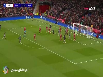  آبشار عجیب فن‌دایک به سبک والیبالیست‌ها؛ گل اول آیندهوون توسط ایوان پریشیچ در دقیقه