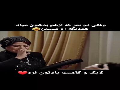  وقتی دو نفر که از هم بدشون میاد همدیگه رو میبینن