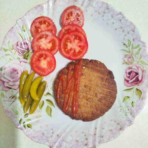  برگر خونگی🍔🤤🤍 بسیار خوشمزه و مقوی 🌱