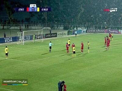  گل اول النصر به استقلال تاجیکستان توسط فلیکس