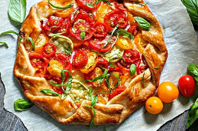  تارت گوجه‌ای، پیش‌غذایی سبک برای میزهای پذیرایی