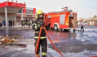 ادعایی درباره آتش زدن یک پمپ بنزین در شیراز
