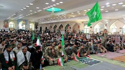  اجتماع بزرگ بسیجیان هرمزگان آغاز شد