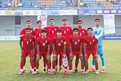  تساوی تیم نوجوانان ایران مقابل لبنان در مرحله انتخابی قهرمانی زیر ۱۷ سال آسیا