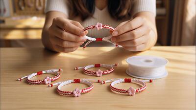  خیلی آسونه که می تونی روزی ۵۰ تا درست کنی و بفروشی | آموزش دستبند مکرومه!