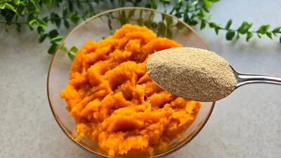  طرز تهیه کیک کدو حلوایی با خمیرمایه / کیک کدو حلوایی سبک و پف دار