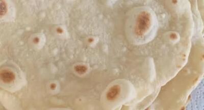  طرز تهیه نان لواش فقط با یک تابه بسیار نرم و خوشمزه آسون