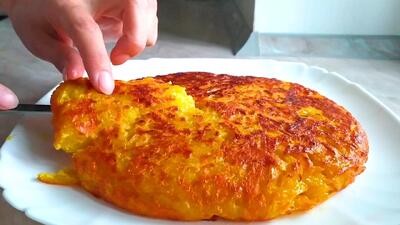  «طرز تهیه یک غذای بی نظیر با کدو ،تخم مرغ و آرد؛ غذایی سبک و خوشمزه»