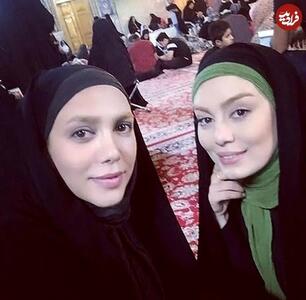  عکس/ حجاب غیرمعمول سحر قریشی در حرم امام رضا | اقتصاد24