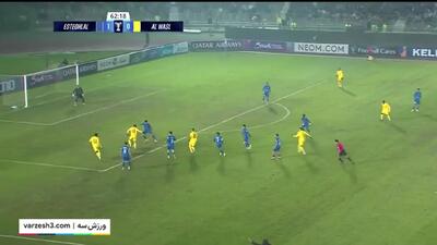  ببینید؛  گل اول الوصل به استقلال توسط هوگو در دقیقه 63