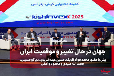  جهان در حال تغییر و موقعیت ایران/ پنلی با حضور محمدجواد ظریف، حسین عبده تبریزی، دیاکو حسینی، حجت‌الله صیدی و محمود واعظی