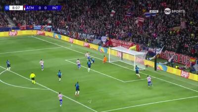  ویدیو: گل اول اتلتیکو مادرید به اینتر توسط خولین آلوارز