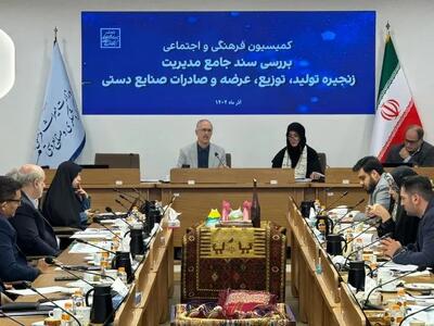  چراغ سبز دولت به سند راهبردی تحول زنجیره صنایع‌دستی کشور