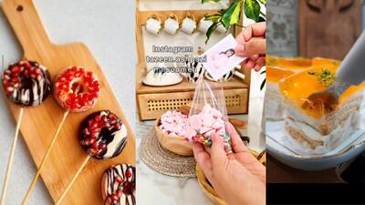  آشپزیه انواعه کیک دسر و حلوا