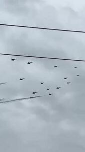  تصاویری از تمرینات نیروی هوایی ونزوئلا با پرواز جنگنده‌های F-16 و Su-30