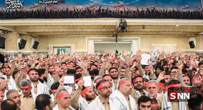  سرودخوانی بسیجیان در حسینیه امام خمینی(ره) | جهان نیوز