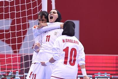  پیروزی پرگل زنان ایران در جام جهانی فوتسال