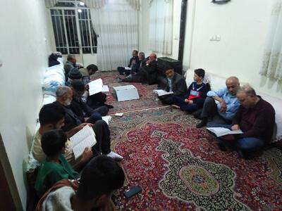  برگزاری منظم جلسه خانگی قرآن کریم در روستای امیرآباد فراهان