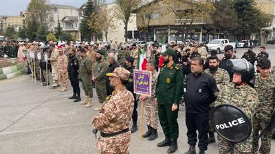  نمایش وحدت و اقتدار در گردهمایی بزرگ بسیجیان آستارا