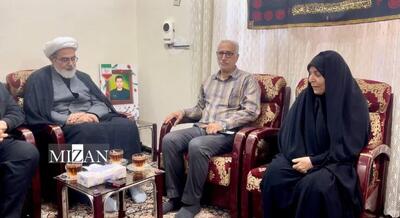 دیدار رئیس سازمان قضایی نیرو‌های مسلح کشور با خانواده شهید مجتبی غلامپور در استان خوزستان