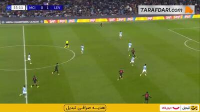  گل پاتریک شیک به منچسترسیتی (منچسترسیتی 0-2 بایر لورکوزن) - پارس فوتبال