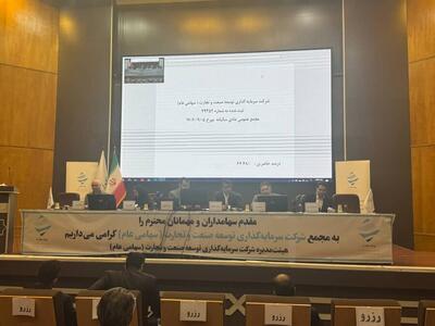  وصنعت چه میزان سود تقسیم کرد؟