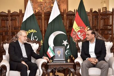  لاریجانی با فرمانده ارتش پاکستان دیدار کرد