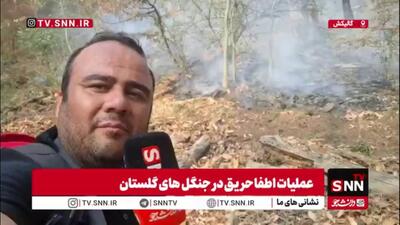  آتش در جنگل‌های گالیکش استان گلستان/نیروهای امدادی در تلاش برای اطفا حریق