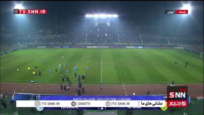  دو تیم استقلال ایران و الوصل امارات تازه برای گرم کردن وارد زمین شدند / بازی با یک ساعت تاخیر آغاز می‌شود