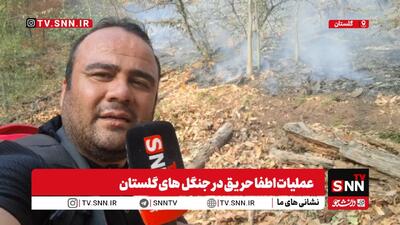  آتش در جنگل‌های گالیکش استان گلستان / نیروهای امدادی در تلاش برای اطفا حریق + فیلم