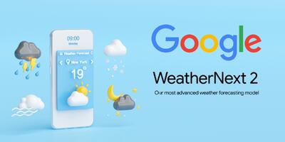  گوگل با هوش مصنوعی، آب‌وهوا را پیش‌بینی می‌کند!