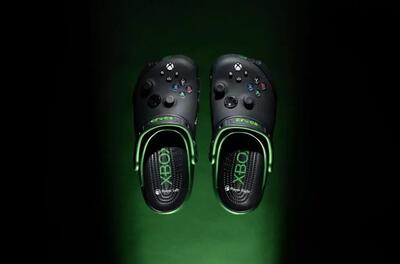  همکاری دوباره مایکروسافت و کراکس؛ دمپایی Xbox Crocs معرفی شد