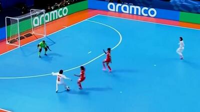  هماهنگی و حرکات زیبای بازیکنان تیم ملی فوستال زنان