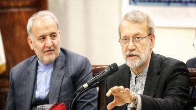  لاریجانی: توطئه آمریکایی-صهیونیستی پشت جنگ اخیر بود