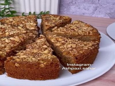  کیک سیب دارچین گردو با چایی بهترین عصرونه دنیاست!