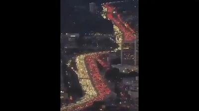  ترافیک سنگین لس‌آنجلس در روز شکرگزاری (فیلم)