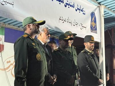  رزمایش امنیتی میعاد رضویون سپاه ناحیه مرکزی رشت