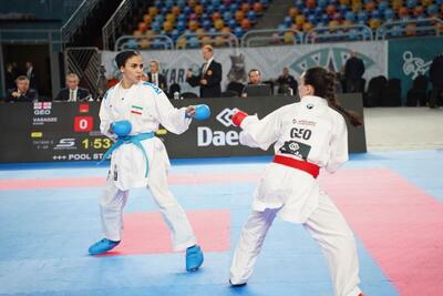  کاراته قهرمانی جهان؛ صعود بهمنیار و صادقی به یک هشتم/ برزویی از دور رقابت‌ها کنار رفت